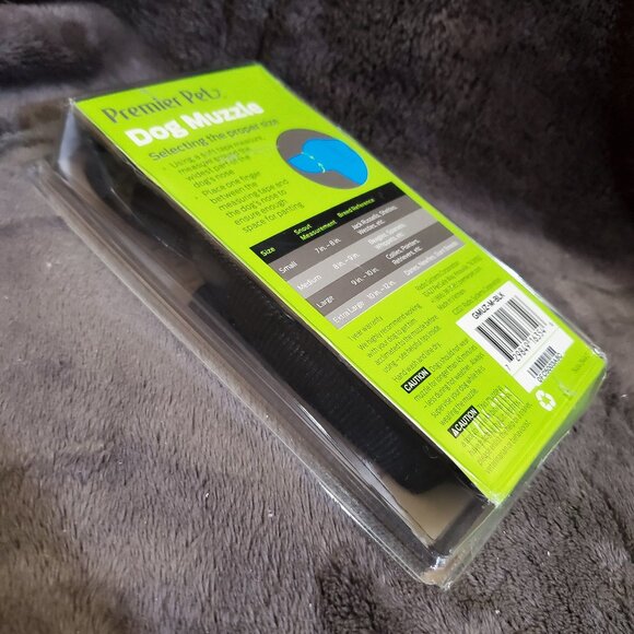 Premier Pet Dog Muzzle Size Medium For Sizes 8-9" - Picture 3 of 5
